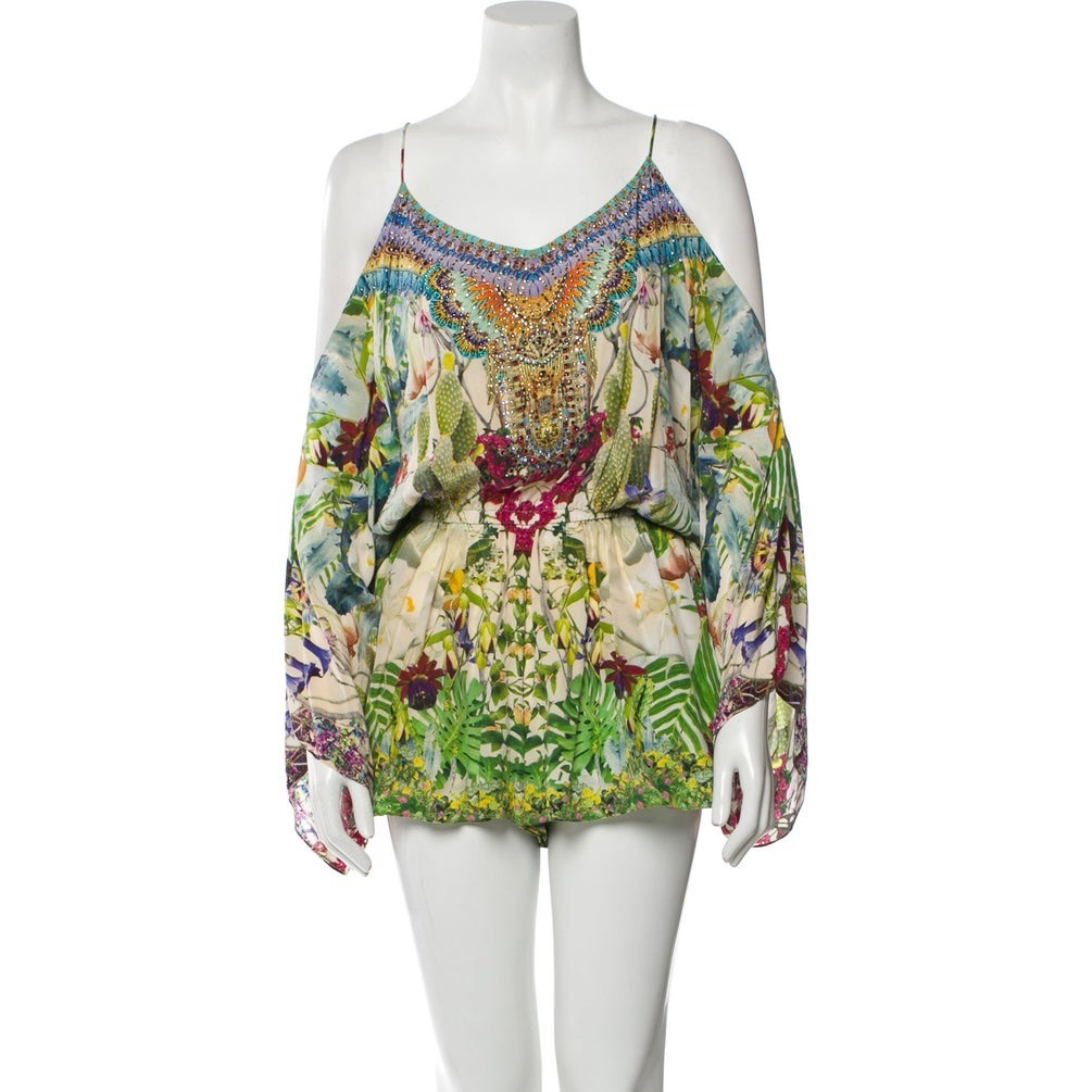 Xs Camilla Silk Romper